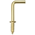 thumbnail image 5 of Uxcell 1" Screw Eye Hooks Self Tapping Screw-in Hanger Hooks Carbon Steel Golden 50 pcs, 5 of 5