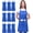 Blue, variant on Utopia Kitchen 10 Pack Bib Apron, Unisex Adjustable Aprons with 2 Pockets, Waterdrop Resistant Cooking Kitchen Chef Apron for Men Women