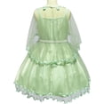 thumbnail image 2 of Robe de Fille Fleur Ceinture de Perles Concours Mariage Fête 8 Ans, 2 of 7