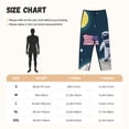 thumbnail image 2 of Salouo Astronaut With USA Flag Print Women's Pajama Pants Casual Loose Sweatpants PJs Flowy Pants Drawstring Palazzo for Women Wide Leg Pants Lounge Pajama -XX-Large, 2 of 8