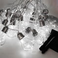 thumbnail image 2 of Globo De Cadena De Bombilla Led Solar G45, Cadena De Luces Led De Hadas, Blanco Cálido, Bola Led Colorida, Decoración De Patio De Boda Inevent HA024115-03, 2 of 5