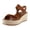 Tan Leather, variant on Darla Women's Sandals Rose Violet Pink Leather and Suede Size 11 M