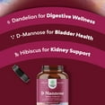 D Mannose with Cranberry Extract Capsules Nature's Craft DMannose 1000mg per serving Pills