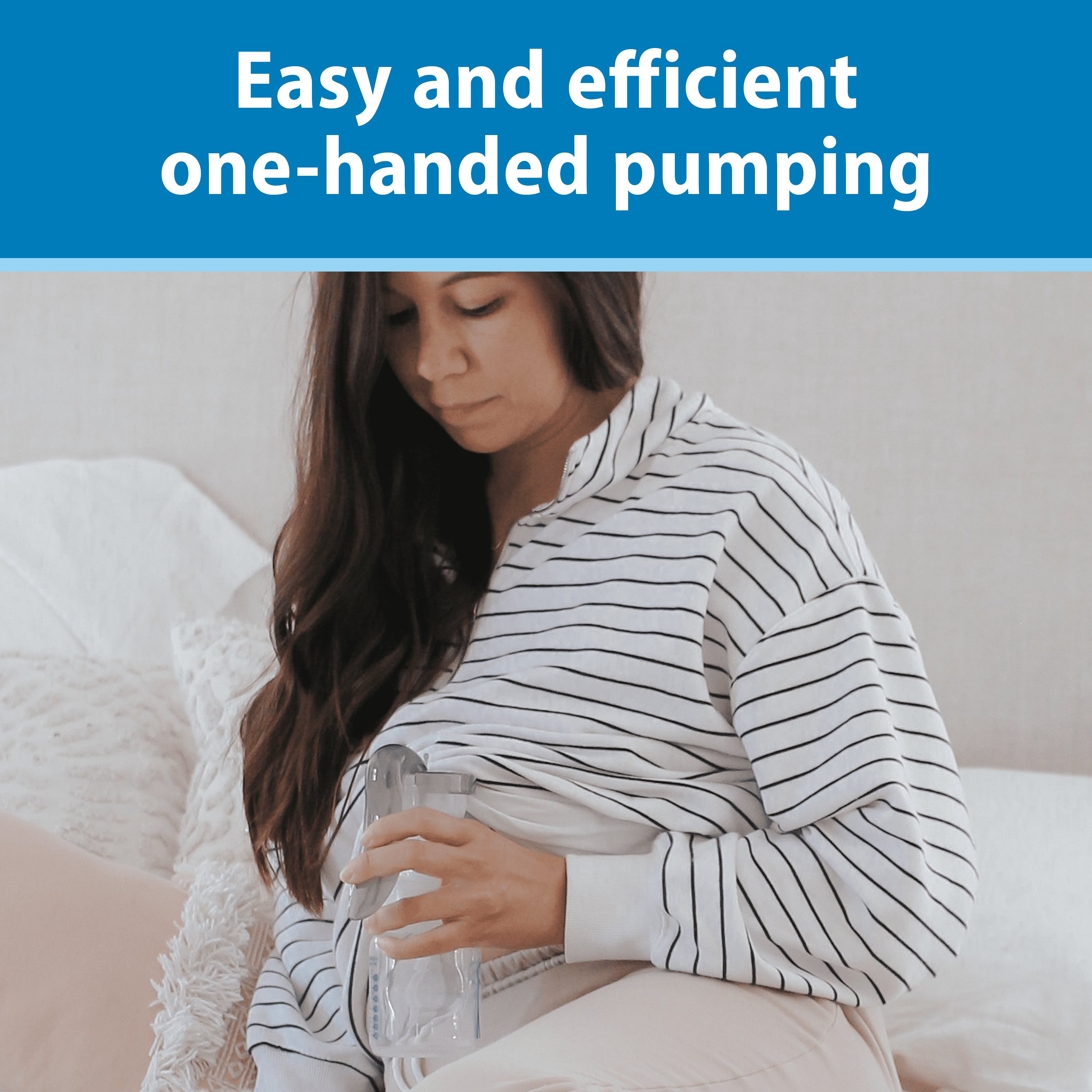 Dr. Brown's Manual Breast Pump with Soft Shape Shield, 100% Silicone (25mm Flange), 1-Pack