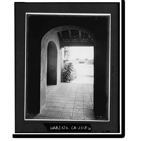 Historic Print, Rancho Santa Fe School (Second), 6024 Paseo Delicias, Rancho Santa Fe, San Diego County, CA - 6, 16" x 20"