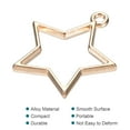 thumbnail image 4 of Uxcell Star Shape Hollow Resin Pendants Frames for DIY Crafts Gold Tone 10 Pack, 4 of 5