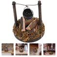thumbnail image 5 of Dollhouse Stove Kitchen Furniture Miniature Hanging Stove Fairy Gardens Camping Accessories Pretend Play Toys for Dollhouse, 5 of 5
