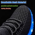 thumbnail image 2 of Zapatos iluminados BosenHulu para mujer y hombre con carga USB LED, 2 of 9
