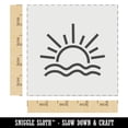 thumbnail image 2 of Sun and Waves Sunrise Sunset DIY Cookie Wall Craft Stencil - 4.5 Inch, 2 of 5