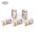 thumbnail image 1 of Connecteur de Câble Réseau LAN, 50 Pcs Prise Cat6 RJ45 R Connecteur Modulaire Confort Ultime, 1 of 8