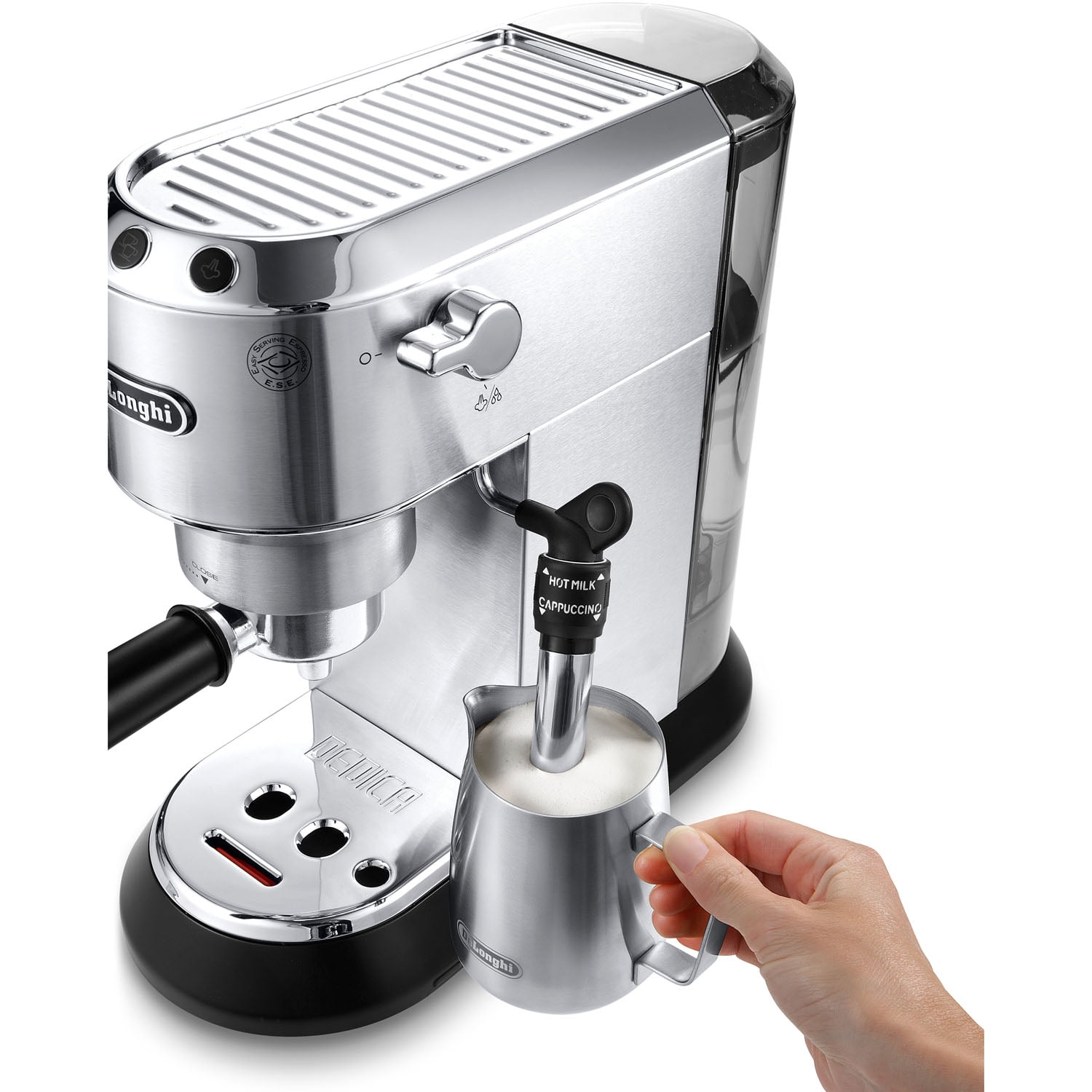 Buy De'Longhi Barista Pump Espresso Manual Coffee Machine With 15 Bar Pump  , Cappuccino, Latte Macchiato, Espresso Coffee Maker Milk Frother ,  EC785.BG , Biege Online - Shop Electronics & Appliances on Carrefour UAE