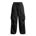 thumbnail image 4 of Workout Casual Pants for Women Cargo Jogger Pants With High Elastic Waist Baggy Pants Trousers Casual Streetwear Pants Xxxxl, 4 of 4