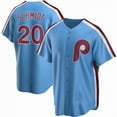 thumbnail image 1 of Men's MLB Phillies Baseball Jersey 20# SCHMIDT-Blue Embroidered Edition # Adult Replica Jersey—Mo, 1 of 2