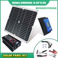 thumbnail image 1 of ALLTIMES Solar Panel Inverter Kit, 6000W Power Inverter DC 12V to AC 110V 200W Solar Panel Kit 50A Controller 110V for Camp Car RV Ship Car Batteries, 1 of 13