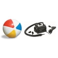 thumbnail image 1 of Swimline 36" Rainbow Inflatable Pool Lake Beach Ball Toy 110V Electric Air Pump, 1 of 4