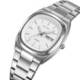 thumbnail image 5 of ACouple Quartz Watches Set - Stainless Strap Matching His & Hers Multifunctional Watches with Date, Alarm & Chronograph - Elegant Couple's Timepieces for Everyday Wear D, 5 of 7