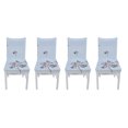 thumbnail image 4 of Chair Slipcover, Dining Chair Slipcover Easy  4Pcs  For Living Room For Hotel For Dining Room Rose Spread, 4 of 8