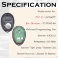 thumbnail image 3 of Keyless Entry Remote Control Key Fob Replacement Fits for Buick Century Regal, 3 of 5