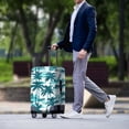 thumbnail image 3 of HELLHERO Coconut Tree Pattern Anti Fouling Suitcase Sleeve for Adults, All Size Anti Fade Anti Scratch Suitcase Cover, 3 of 7