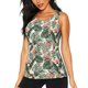 thumbnail image 1 of Balery Palm Trees and Tropical Camiseta sin mangas estampada ligera para mujer, tops de entrenamiento sin mangas, camisetas de yoga transpirables de secado rápido.-Small, 1 of 7