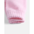 thumbnail image 3 of Wonder Nation Baby Boys or Girls Pom Pom Beanie and Mittens Set, 2 Piece, One Size, 3 of 4