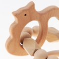 thumbnail image 3 of Anillos de de Bebés Mordedor Juguetes para primera Juegos de Ardilla Yotijar Pulsera de la dentición de madera, 3 of 7
