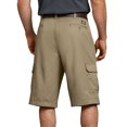 thumbnail image 2 of Dickies Shorts Cargo Homme 13 Coupe Ample, 30, Kaki Rincé, 2 of 3