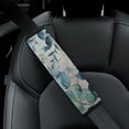 thumbnail image 5 of WYYP Fine Foliage Lace Car Seat Strap Pads Universal Seat Belt Cushions for Car Interior Accessories 2Pcs, 5 of 6