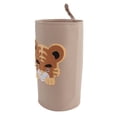 thumbnail image 4 of Cotton Laundry Hamper With Animal Look, Toy Storage Basket, Blanket Box For Kids, Foldable, Organic Cotton Material, 4 of 8