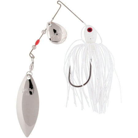 Strike King Premier Pro-Model 3/8 oz Spinnerbait Lure Colorado/Willow White