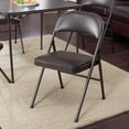 thumbnail image 5 of Sudden Comfort Steel Indoor Folding Chair, Sand Tan (Set of 4), 5 of 5