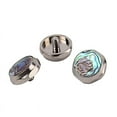 thumbnail image 2 of 3 Pieces Alloy Shell Inlays Trumpet Finger Buttons Brass Instrument Accessories, Shell, 2 of 6