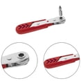thumbnail image 2 of Juego de llaves de trinquete con llave de dos puntas, par ajustable para automóvil (rojo, 14 piezas) Ehuebsd Para estrenar, 2 of 8