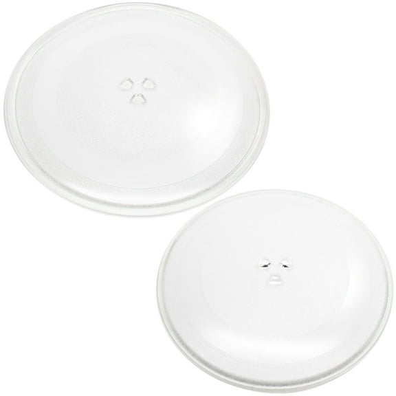 2-Pack Replacement General Electric / G.E. PVM9179SF1SS Microwave Glass Plate  - Compatible General Electric / G.E. WB49X10114 Microwave Glass Turntable Tray - 13 1/2" (345mm)