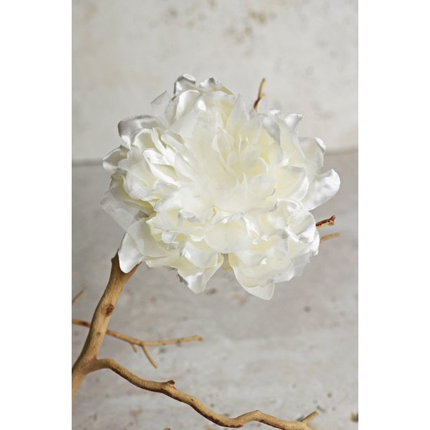 Silk Cream White Peony Hair Clip Or Pin Walmart Com Walmart Com