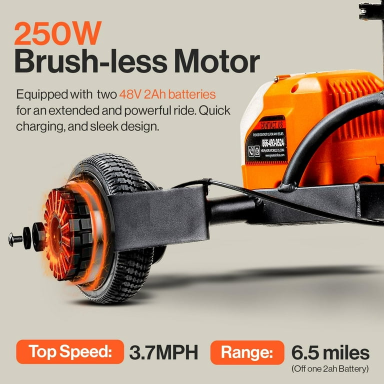 SuperHandy 4-Wheel Mobility Scooter - Lightweight, Foldable, 48V