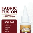 thumbnail image 2 of Aleene's Fabric Fusion Adhesive, Premium Clear Permanent Fabric Glue, .66 fl oz, 2 of 11