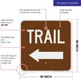 thumbnail image 3 of Trail With Left Arrow Sign,, 3 of 8