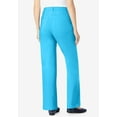 thumbnail image 2 of Woman Within Plus Size Stretch Denim Wide-Leg Five-Pocket Jeans, 2 of 3