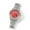 Red Dial, variant on Mens White Gold Finish Simulated Diamond Bling Stainless Steel Iced Out Hip Hop Roman Numeral Custom Luxury Waterproof Quartz Watch 42mm