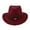 Wine, variant on Winter Men & Women's Woven Cowboy Hat Classic Cattleman Outdoor Hat