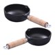 thumbnail image 1 of Cast Iron Mini Omelette Pan Set, 13cm, 2-piece, Oil Warmer And Milk Warmer, Multiuse Kitchen Tool, 1 of 5