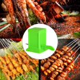 thumbnail image 4 of Barbecue Grill—New Arrivals Up to 50% Off! Fdelink Green Bbq Artifact, Barbecue Skewers Meat Skewer Tool 49 Hole Kebab Making Box Bbq Grill Beef Meat Slicer Kebab Maker Kit, 4 of 5
