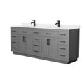 thumbnail image 5 of Wyndham Collection Wcg262684d-Qtz-Unsmxx Beckett Tk 84" Free Standing Double Basin Vanity, 5 of 7