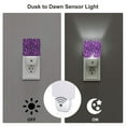 thumbnail image 3 of Fuzoiu Purple Snowflakes Print Dusk to Dawn LED Night Light with Light Sensor, Energy-Efficient Touch-Safe Night Lamp for Home, Office, and Kids' Rooms-US, 3 of 7