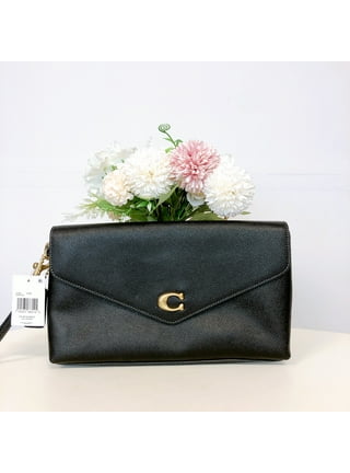 COACH Crossgrain Mini ID Skinny Li/Black One Size