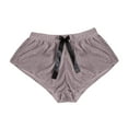 thumbnail image 2 of AXXD Gray Workout Shorts Summer Sexy Velvet Stain Pajamas Bowknot Shorts Gift Ideas For Moms, 2 of 4