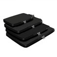thumbnail image 1 of 4-Piece Compression Storage Bag Travel Portable Dustproof Storage Bag (Black), 1 of 5