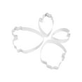 thumbnail image 2 of Oleegame 2PC Cookie Mold Household Cartoon Stainless Steel Baking Mould 4PC Cartoon Peony Flower Candy Flower Cutting Mould Silver, 2 of 7