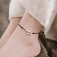 thumbnail image 2 of Black Rope Palace Bell Feet Chains Feet Chains Women's National Style, 2 of 3